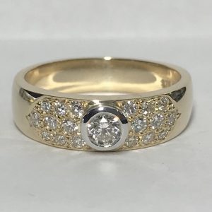Pave Set Diamond Dress Ring
